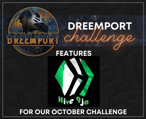 Come join in the Hive Naija- DreemPort Challenge for October, and embark on a journey to #speekpeece